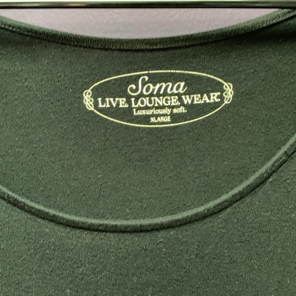 Soma black top with crochet and sheer detail - Picture 2 of 6